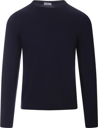 Fedeli Argentina Pullover - Heren - Cashmere truien - Blauw - M - Truien & Vesten