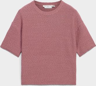 Contemporaine Womens 100% reprocessed cotton textured sweater