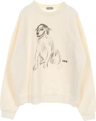 Dior x Duncan Grant Felpa con stampa anni 2010 - Toni neutri