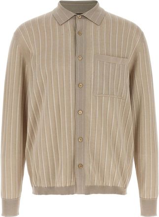 Brioni Camicia in maglia - Toni neutri