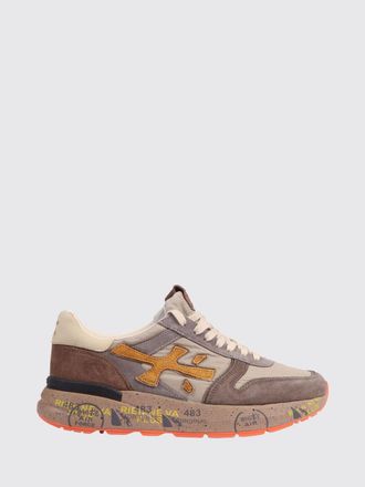Premiata Mick Suede and Nylon Sneakers with a Serrated Sole