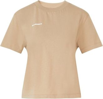 Mammut Base Cropped T-Shirt Mini Logo T-Shirt f&uuml;r Damen | beige
