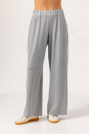 Sundays Mirra Wide Leg Pants In Fog Heather
