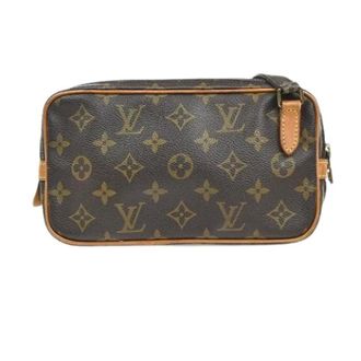 Louis Vuitton Pre-owned Cross Body Bags, female, Brown, Size: ONE SIZE Pre-owned Pochette Marly Bandouliere Bag