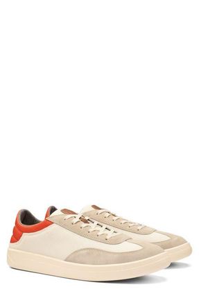 Olukai Punini Sneaker in Off White /Molten Orange at Nordstrom, Size 10