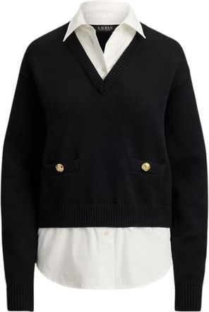Ralph Lauren Maglione con Bottoni - - Knitwear - Donna - Multicolore - XS