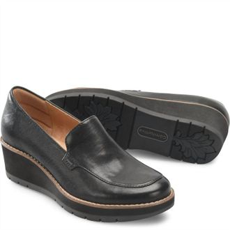 COMFORTIVA Womens Farland Loafers In Black