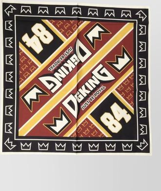 Dolce & Gabbana cotton printed square scarf