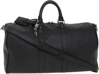 Louis Vuitton Pre-owned Weekendtas - Dames - Vintage Weekendtas - Zwart - ONE Size - Leer - Vintage