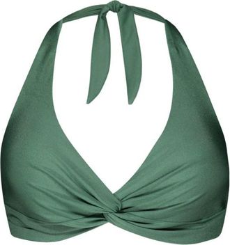 Barts Isla Cross Halter Bikini-Top f&uuml;r Damen | gr&uuml;n