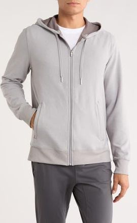 90 Degree by Reflex Ultra Mélange Fleece Hoodie in Quiet Shade at Nordstrom Rack, Size Xx-Large
