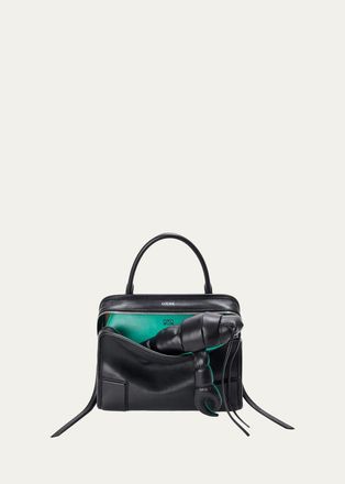 Loewe Amazona 180 Lazy Crawfish Leather Top-Handle Bag