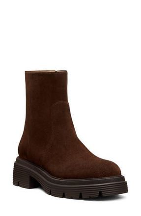 Stuart Weitzman Hudson Lite Zip Bootie in Walnut at Nordstrom Rack, Size 9.5