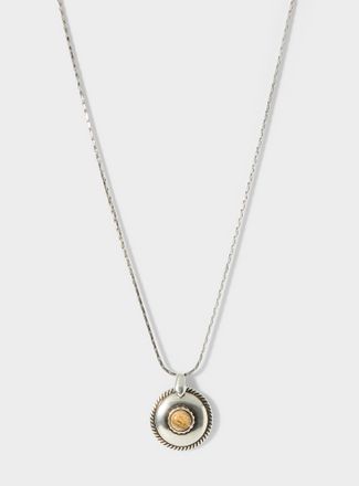 Isabel Marant Mens Medallion pendant necklace