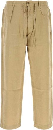 Polo Ralph Lauren Heren, Broeken, Beige, Maat: XL Linnen