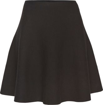 Lascana Strickrock LASCANA, Damen, Gr. 34, schwarz, Strick, Obermaterial: 50% Viskose, 28% Polyester, 22% Polyamid, unifarben, festlich, figurumspielend kurz,