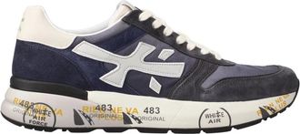 Premiata Mick 7209 Sneakers - Heren - Sneakers - Blauw - 45 EU - Leer - Schoenen