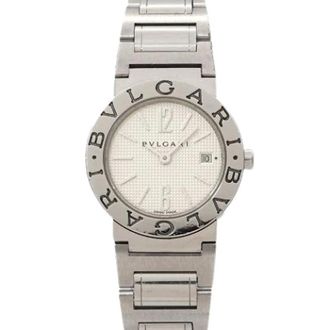 Bulgari Pre-owned Watches, female, White, Size: ONE SIZE Pre-owned Vintage Wristwatch