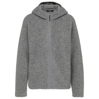 Stoic MerinoPile RissnaSoftSt. Zip Hoody Merinohoodie f&uuml;r Damen | grau