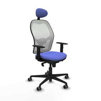Piqueras y Crespo Silla De Oficina Con Cabecero Jorquera Piqueras Y Crespo 1d036g1 Azul Claro