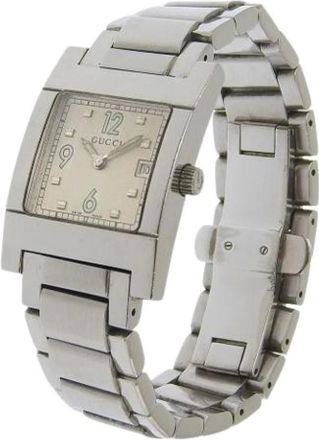 Gucci Orologio Pre-owned Vintage con Bracciale in Acciaio Inossidabile - - Pre-owned - Donna - Bianco - ONE SIZE