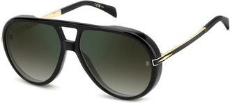 Eyewear by David Beckham Heren, Accessoires, Zwart, Maat: 61 MM