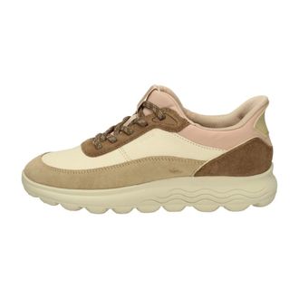 Geox Sneakers, female, Beige, 4 UK, Spherica Plus Slip-In Trainers