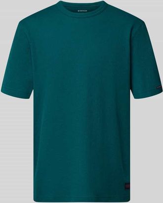 Tom Tailor Regular Fit T-Shirt aus Baumwoll-Mix in Oliv, Gr&ouml;&szlig;e XXXL