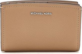 Michael Kors Bryant Medium Zip Around Wallet Wallet Womens Handbags Peanut, Cotton/Leather