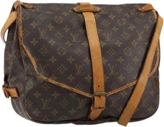 Louis Vuitton Pre-owned Vintage Cross Body Bag - Dames - Vintage Schoudertas - Bruin - ONE Size - Vintage