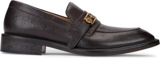 Versace First Loafers - Heren - Loafers - Bruin - 41 EU - Leer - Schoenen