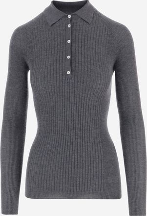 SA SU PHI Polo Sa Su Phi a maniche lunghe in cashmere e seta