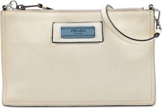 Prada Pre-owned Prada Glace Calf Etiquette Crossbody Ladies H2BP3MOWLAIVXXX3