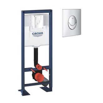 GROHE Estructura Soporte Inodoro Rapid Sl 1,13 M X 0,42 M Con Mando Cromado - Grohe