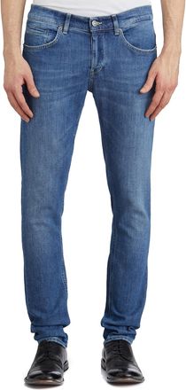 Dondup Mens Denim Pants Mod George - Blue Cotton - Size 33 (Waist)