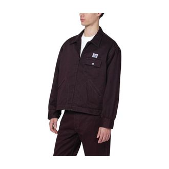 Needles Chaqueta de Trabajo - Jackets - Hombre - Rojo - L