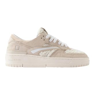 D.A.T.E. D.a.t.e., Schoenen, Dames, Wit, 39 EU, Camoscio Sneaker