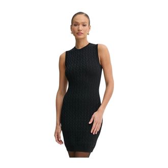 A|X Armani Exchange Kleedjes, Dames, Zwart, S, Knitted Kleedjes