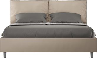 Les Tendances Cama Antea 160x200 Con Base Gris T&oacute;rtola