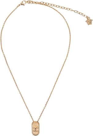 Versace Medusa Head Pendant Necklace - Heren - Kettingen - Geel - ONE Size - Accessoires
