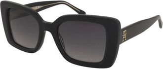 Tommy Hilfiger Monogram Gepolariseerde Cat Eye Zonnebril - unisex - Zonnebrillen - Zwart - 51 MM - Accessoires