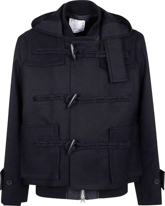 sacai Wool Melton Blouson