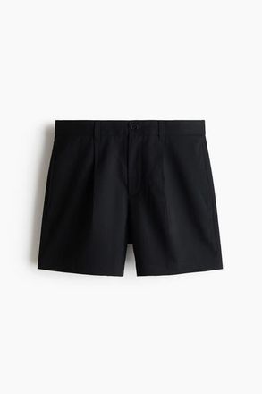 H&M Loose Fit Chino Shorts in Black at Nordstrom, Size 30