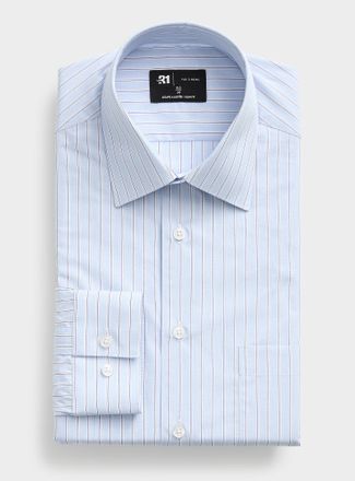 Le 31 Mens Two-tone stripe shirt Slim fit