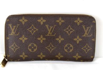 Louis Vuitton Brown Monogram Canvas Long Wallet (Bi-Fold) (Pre-Owned)