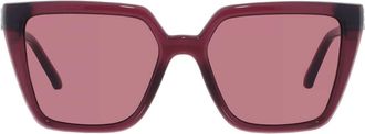 Ferragamo Ferragamo Burgundy Square Ladies Sunglasses SF2058SE 612 54