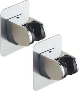 OEM Paquete De 2 Soportes Para Cabezal De Ducha, Soportes Autoadhesivos Desmontables Para Montaje En Pared, &Aacute;ngulo Ajustable, Impermeables, Resistentes, A