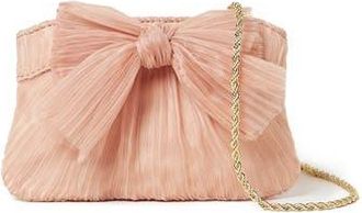 Loeffler Randall Rochelle Pleated Bow Clutch in Beauty at Nordstrom Rack