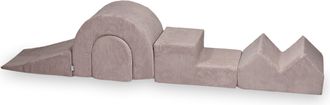 OEM Parque Infantil De Espuma, 5 Piezas, Pana Rosa Claro