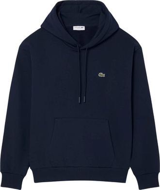 Lacoste Fleece Hoodie Sweatshirt - Heren - Hoodies - Blauw - M - Katoen - Hoodies & sweatvesten